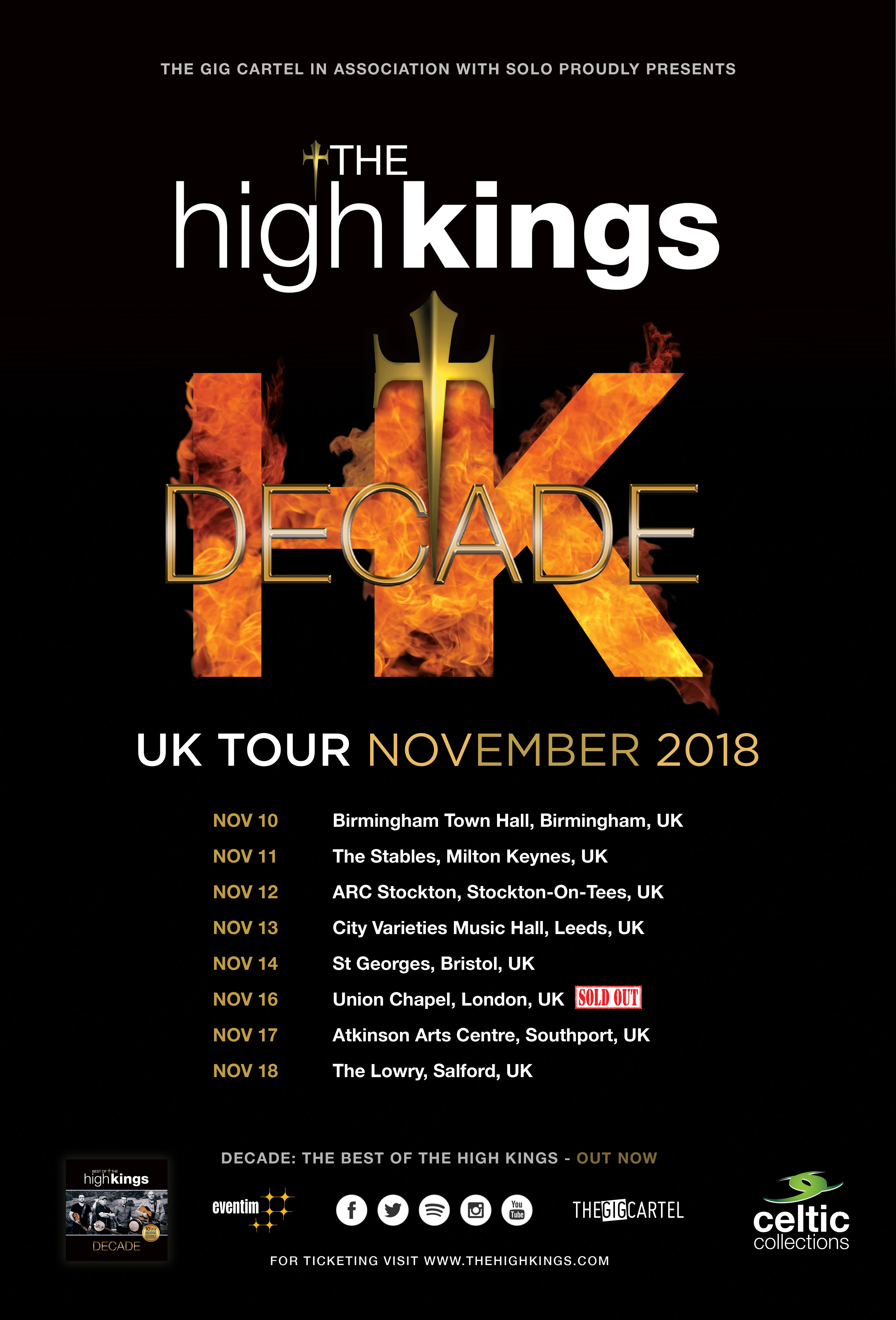 the high kings tour 2023 ireland